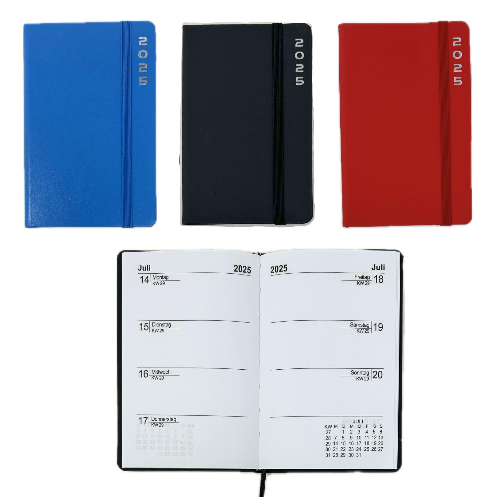 Moleskine Wochenkalender 2025 Life Planner 1W/2S Large Hardcover Almond