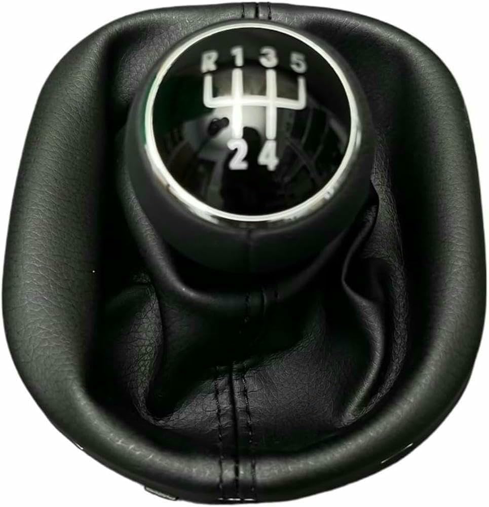GZNBB Car Manual Gear Shift Knob Boot Cover Gaiter Lever Shifter Handle Stick, for Caddy II 2 MK2 2004-2009