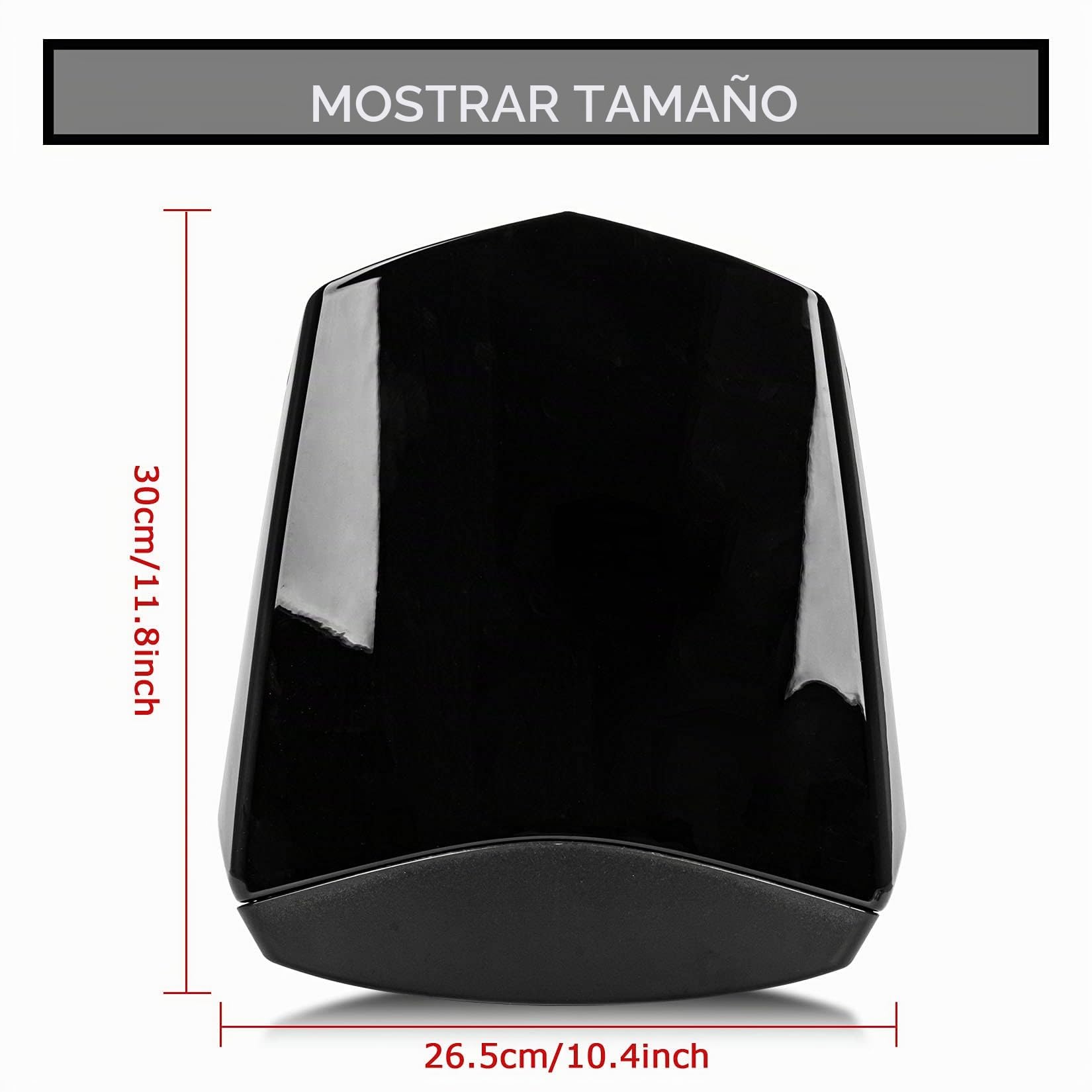 Cubierta de Asiento Trasero Carenado de Carenado para Yamaha YZF R6 2003 2004 2005, PSLER Protección de Cola Trasera Piezas de Motocicleta(Negro)