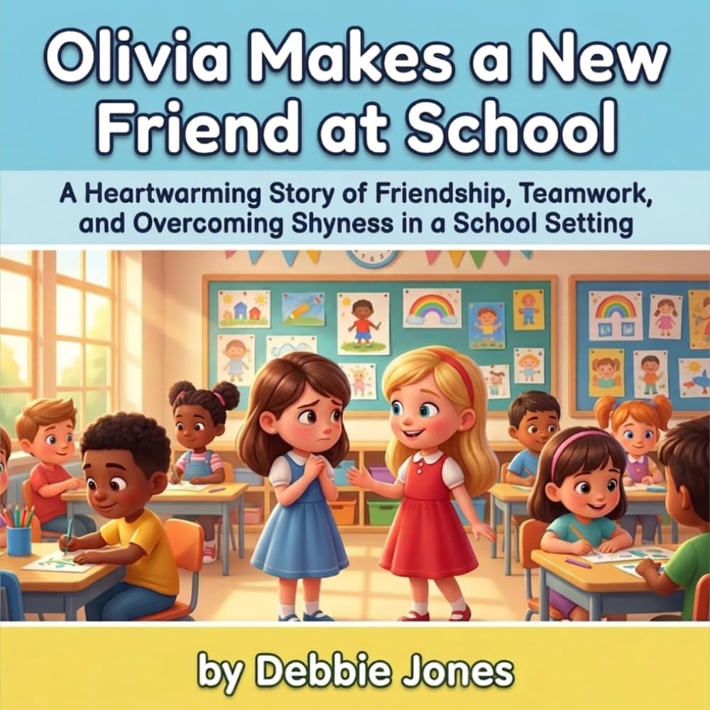 Olivia Makes a New Friend at School: A Heartwarming Story of Friendship, Teamwork, and Overcoming Shyness in a School Setting