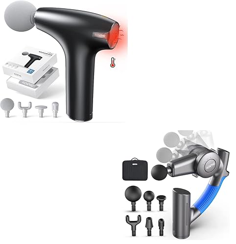 RENPHO Pistola de masaje R4 Mini pistola de masaje calentada