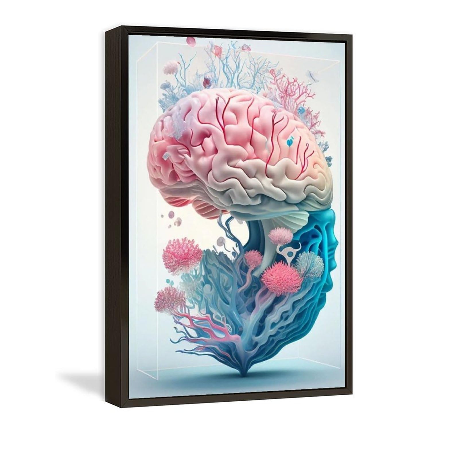 Amazon.co.jp: 絵画 生きた脳の複雑な構造インテリア 絵画 複雑な