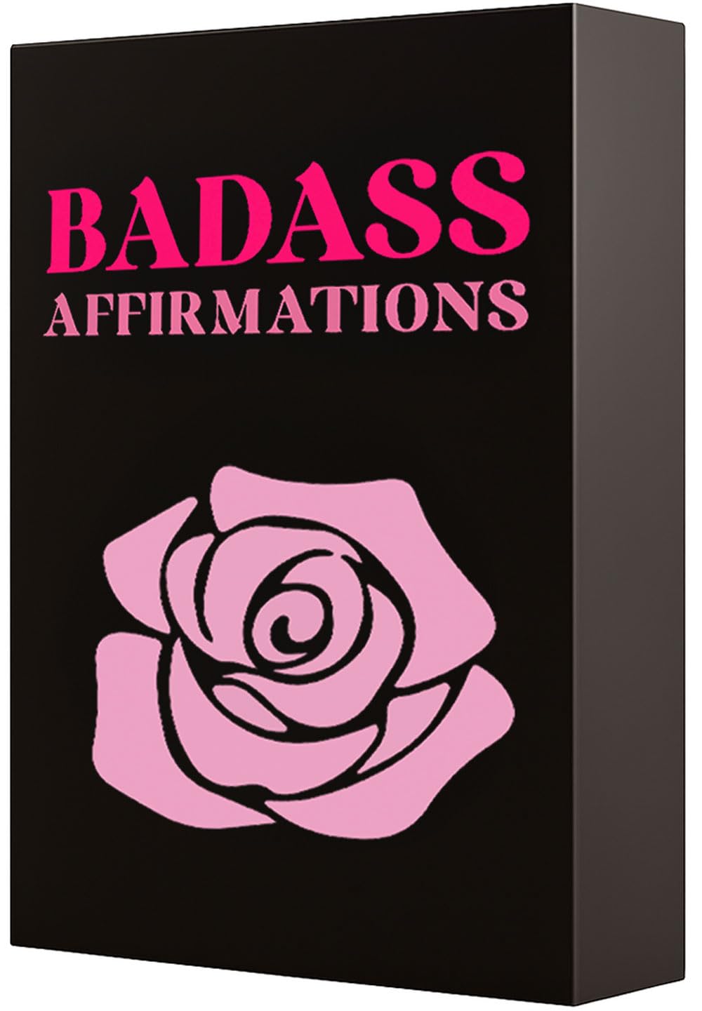 Badass Affirmation Cards, 60 Sweary Affirmations for Women, Daily Encouragement Mindfulness Cards For Badass Woman, Motivation & Self-Care Gift for Sister, Bestie, Boss, Roommate, Colleague