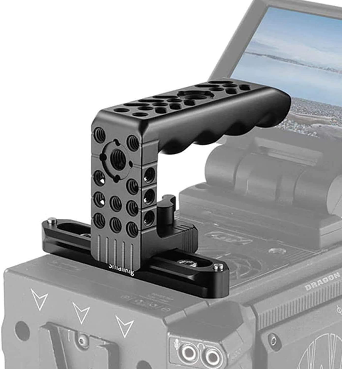 SMALLRIG Top NATO Handle - Camera Cheese Handle with NATO Rail and Locating Pins for RED Camera and Other Devices -1961