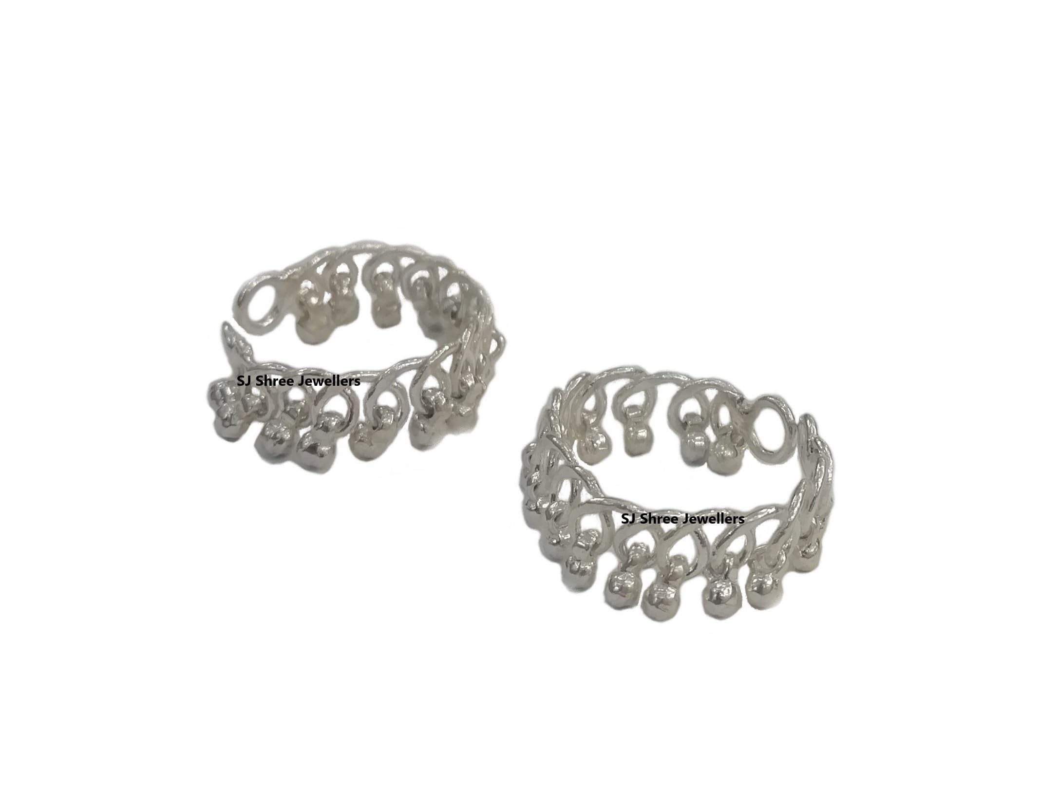 Silver leg kada/hand kada/Silver payal for Laddu Gopal, Lord Krishna, Janmashtami Poojan Thakur Ji (Idol for 5-10 no.)