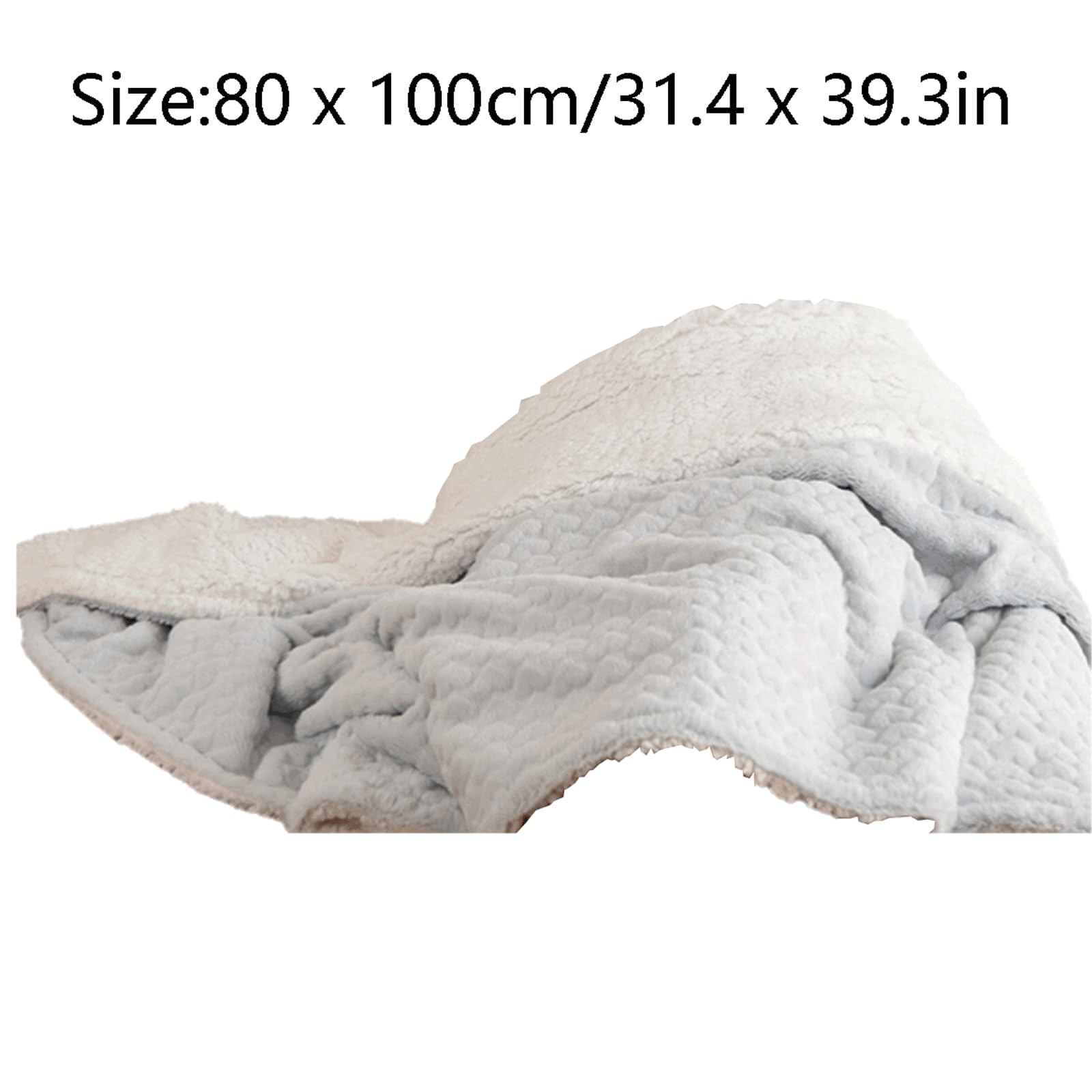 PEKJI Fiber Blend Heated Throw with Automatic Shut-Off Machine Washable Heated Blanket Skin Friendly Heated Underblanket
