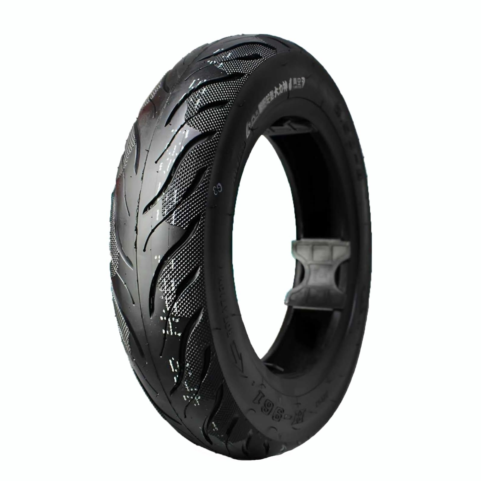 2.50-8 Pneu Moto sans Chambre à Air, 4PR 28J, Charge 100 kg/220 lbs, Résistant aux Perforations, Antidérapant