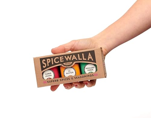 Miniatura 3 de Spicewalla Paquete de 3 condimentos para tacos  Carne Asada Al Pastor Pescado Verde  Sin gluten sin OMG sin MSG juego de regalo