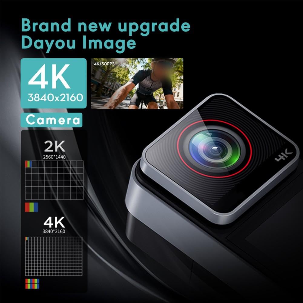 Caméra de sport ABS 4K 30fps Compact Pocket DV