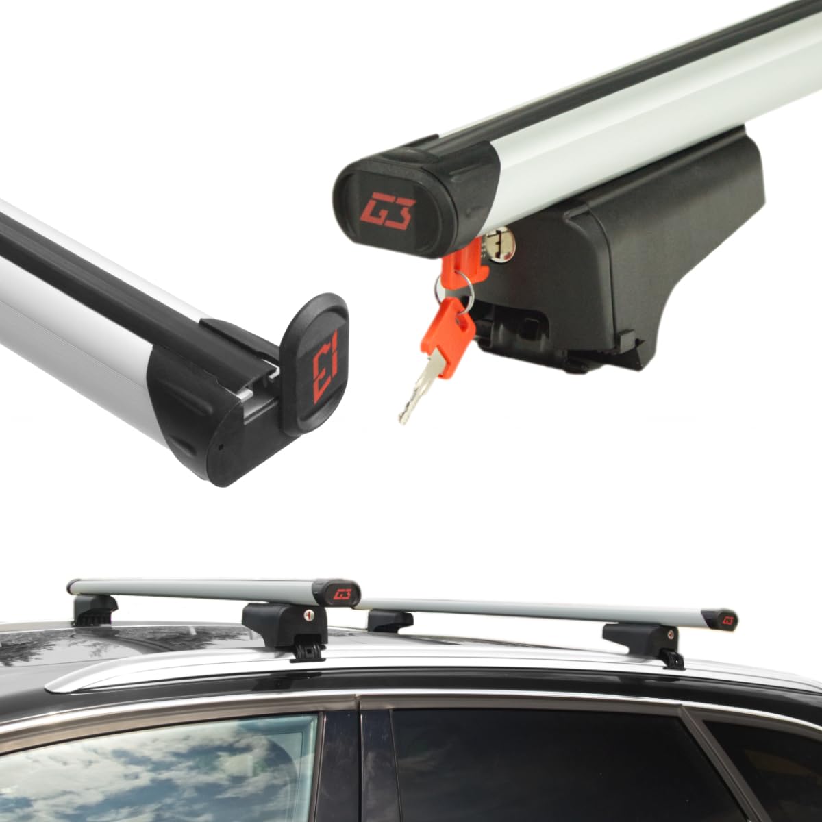G3 Clop Barre de Toit pour Ford C-Max 2 II MK2 2010-2014