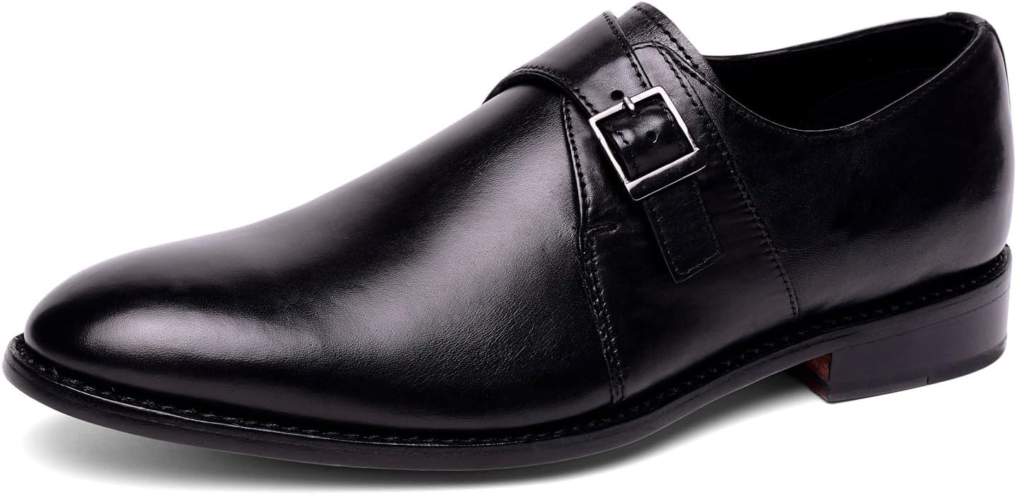 Amazon.com | Anthony Veer Roosevelt Single Monk Strap Dress Shoe