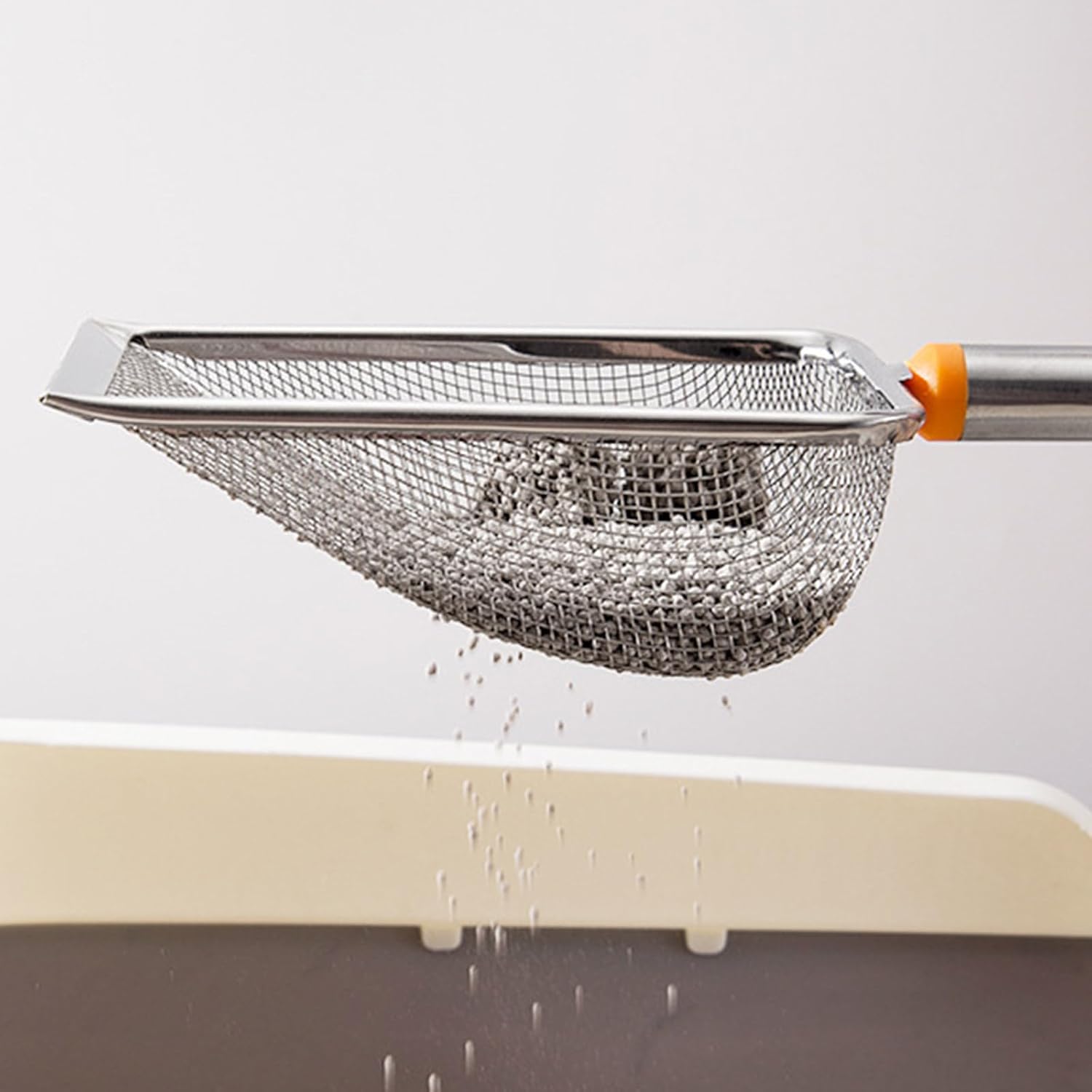 Effective Cats Sand Scoops with Fine Net Sifting Design Clump Removal Tool Cats Litter Shovel for Indoor Outdoor Use Litter Scooper