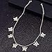 Produktbild CKAWM Halskette Frauen Kleintier Schmetterling Stern Kette Halskette Schlüsselbein Kette Halskette Schmuck Zubehör