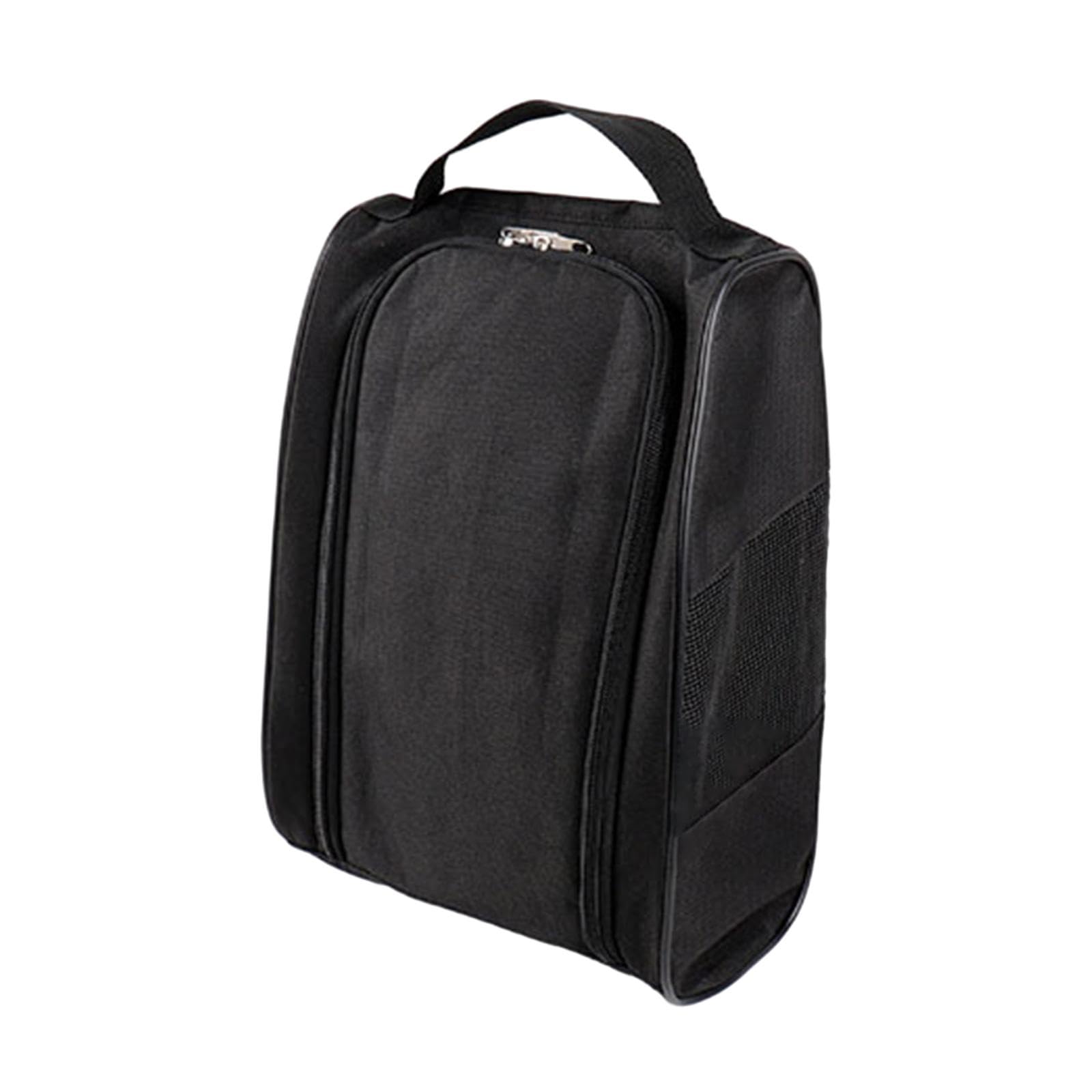 LOOM TREE® Golf Shoes Bag Zipper Tote Organizer Sports Shoes Bag for Hiking Outdoor Gym Black | Golf | Golf Accessories | Golf Accessories-image-1