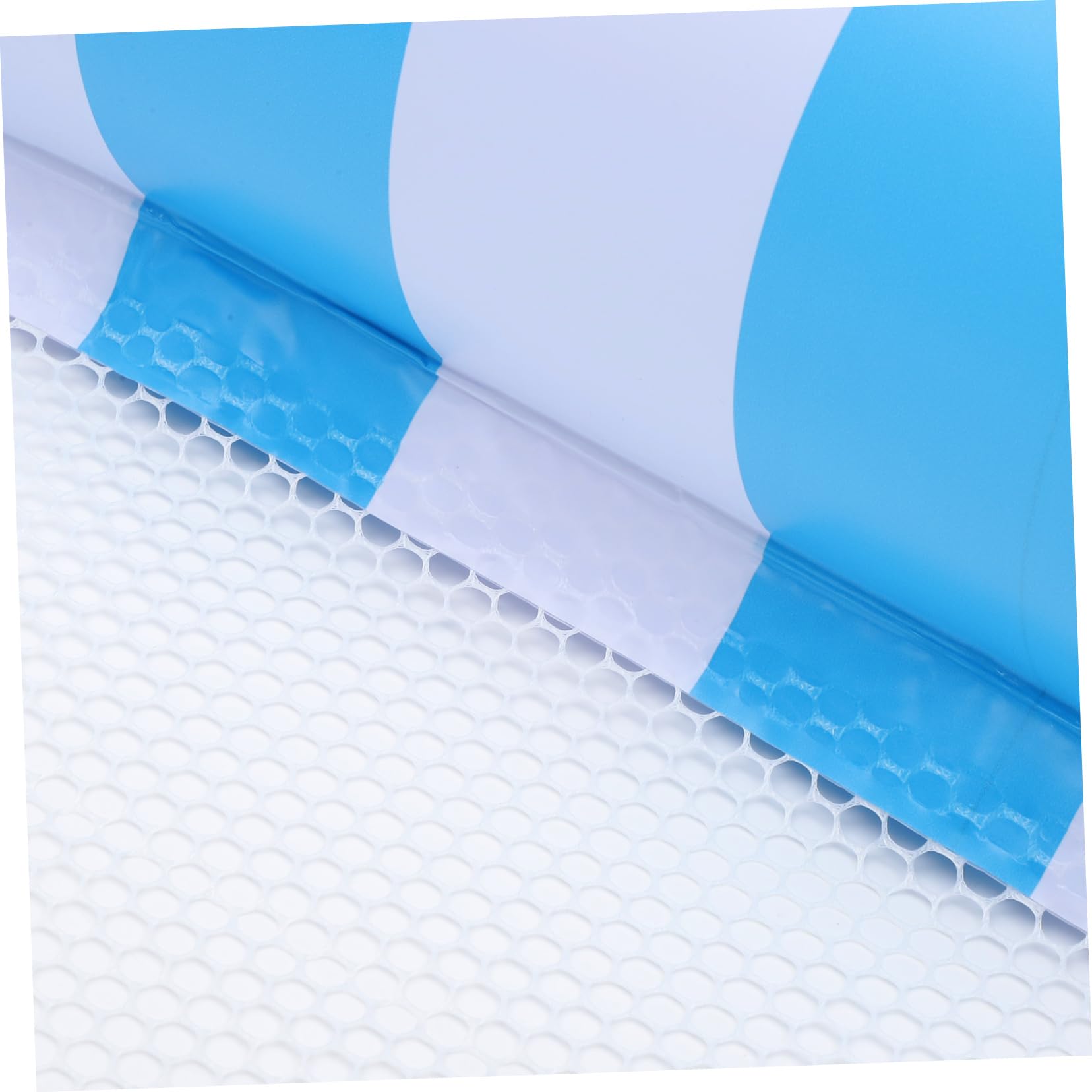 ibasenice Lettino Gonfiabile per Piscina in Pvc e Nailon Design a Tubo, Pieghevole e Traspirante, Materassino a Rete per Relax Estivo al Mare in Piscina