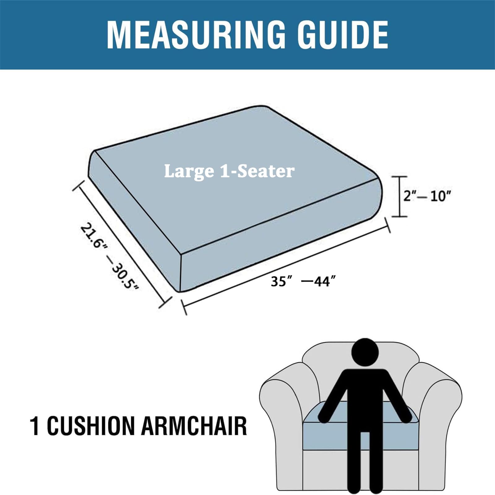 BXFUL Stretch Velvet Sofa Seat Cushion Cover, Removable Sofa Couch Covers with Elastic Bottom - Image 2