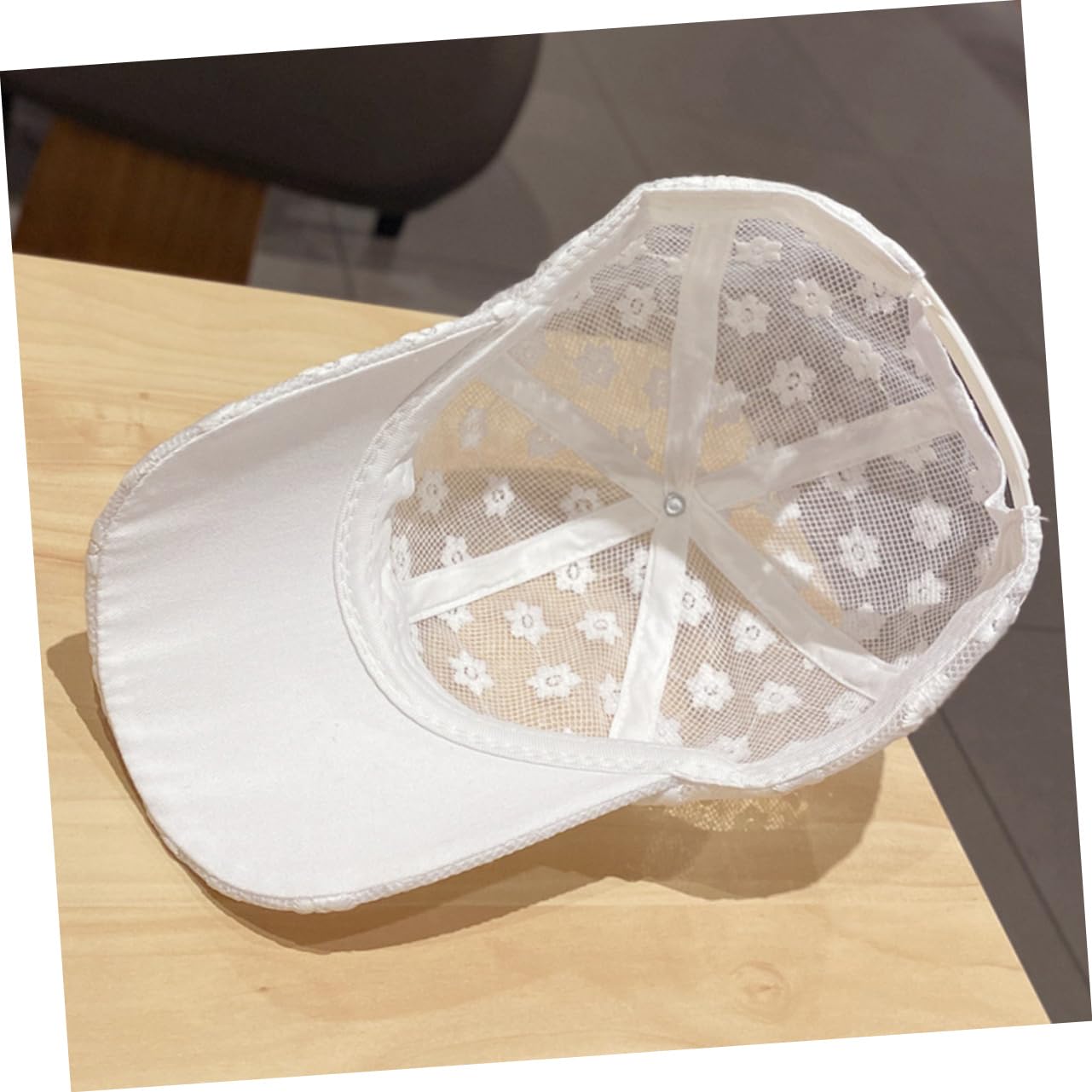 GALPADA Lot De 3 Casquettes À Visière À Large Bord en Dentelle Respirante pour L'extérieur