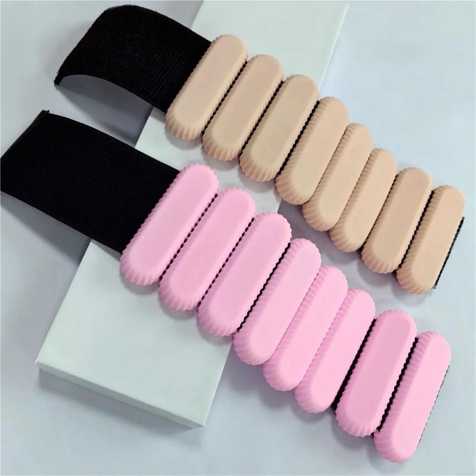 Cavigliere Pesi Fasce elastiche in silicone for allenamento fitness e forza (set da 2)