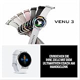 Garmin Venu 3S - Montre connectée GPS Sport et santé - Soft Gold avec Bracelet Lin - Boîtier 41 mm - 8