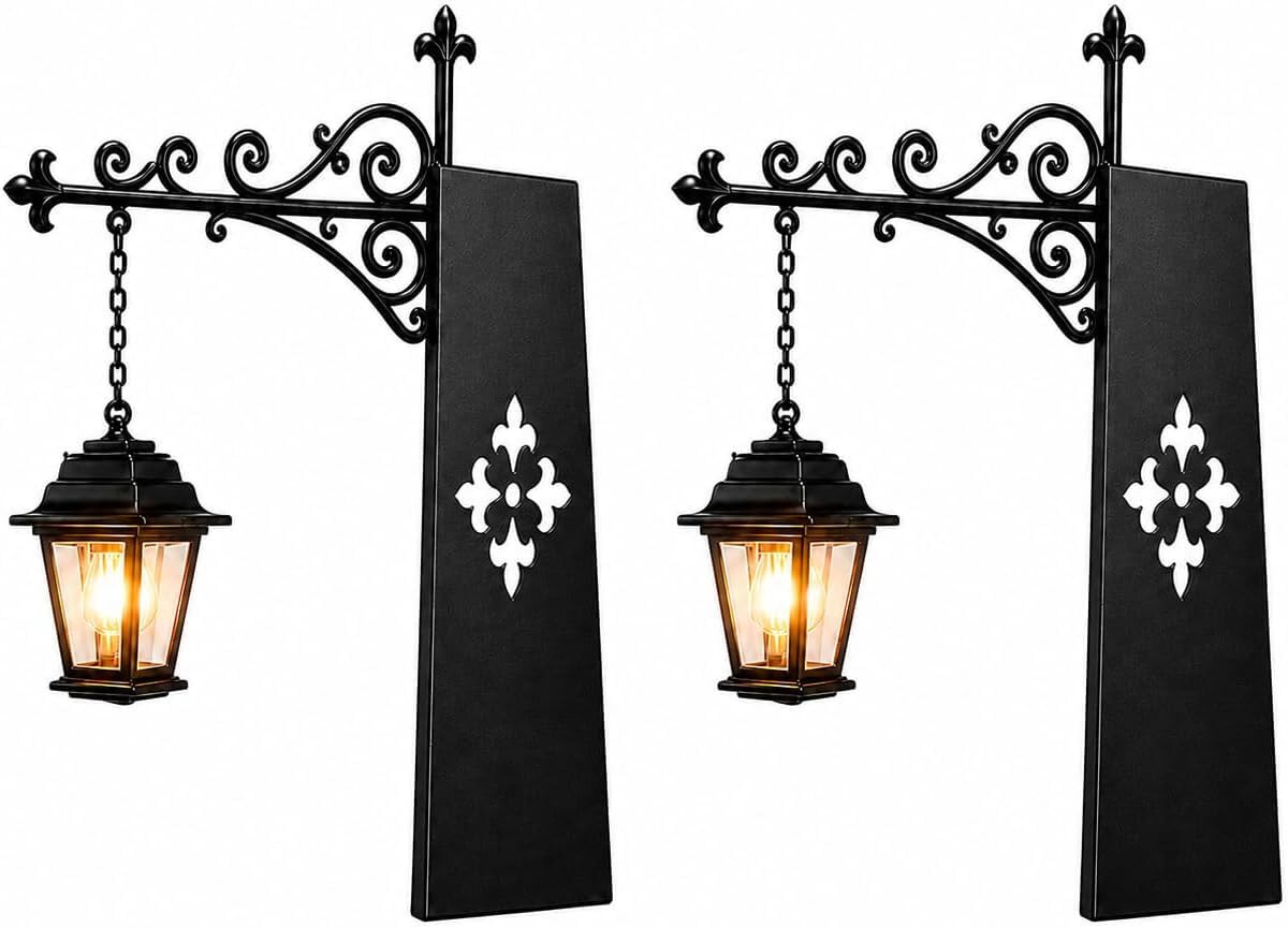 Gresonic 2 Stück Vintage LED Hängende Bücherregal-Lampen, Buchstützen-Form, dekorative warme Lichter, ideal für Buchecke, Heimbibliothek, Arbeitszimmer & Leseecke