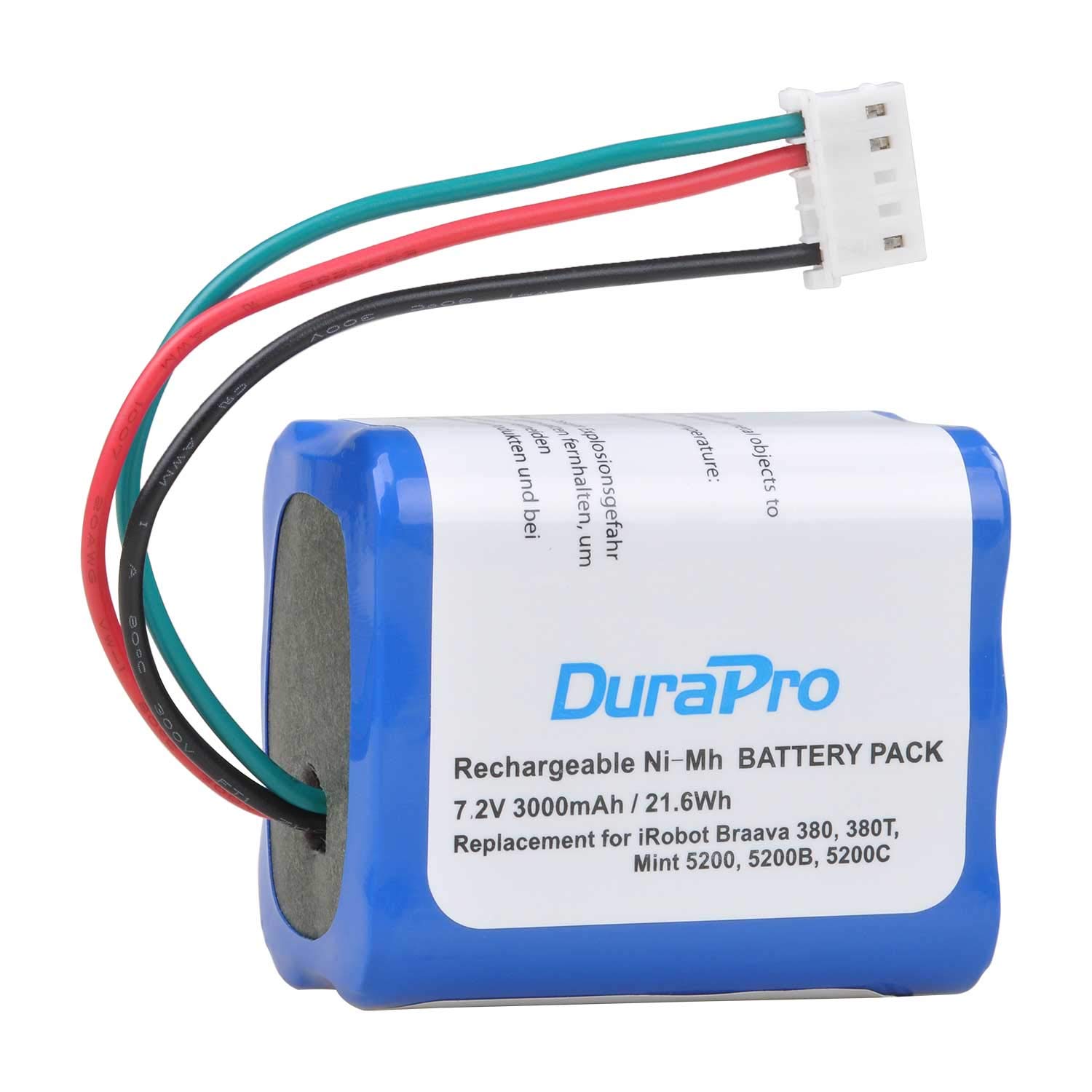 Battery Braava 390 T DuraPro 1Pc 3000mAh NiMH Battery For IRobot