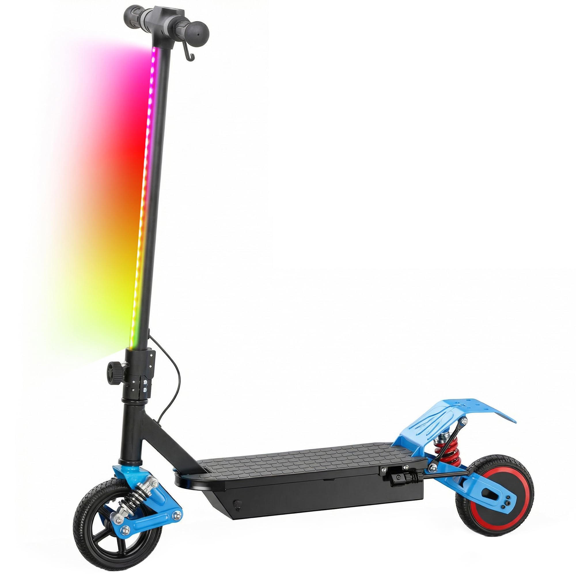 AIYAPLAY Electric Scooter for Kids Foldable LCD Display for Ages 6-14 Blue