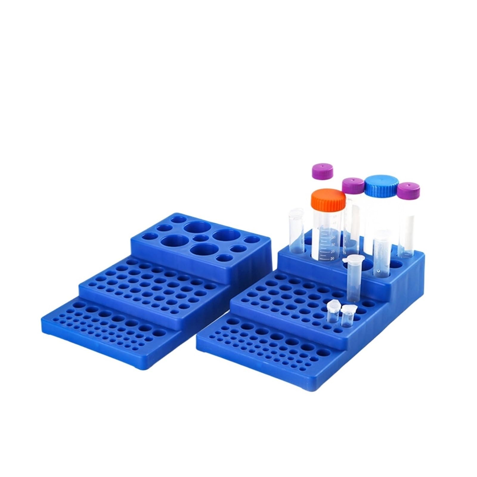 Supporto For Provette Da Centrifuga Multiuso Trapezoidale In Plastica Da Laboratorio Da 1 Pezzo, Portaprovette For Congelamento Multistrato