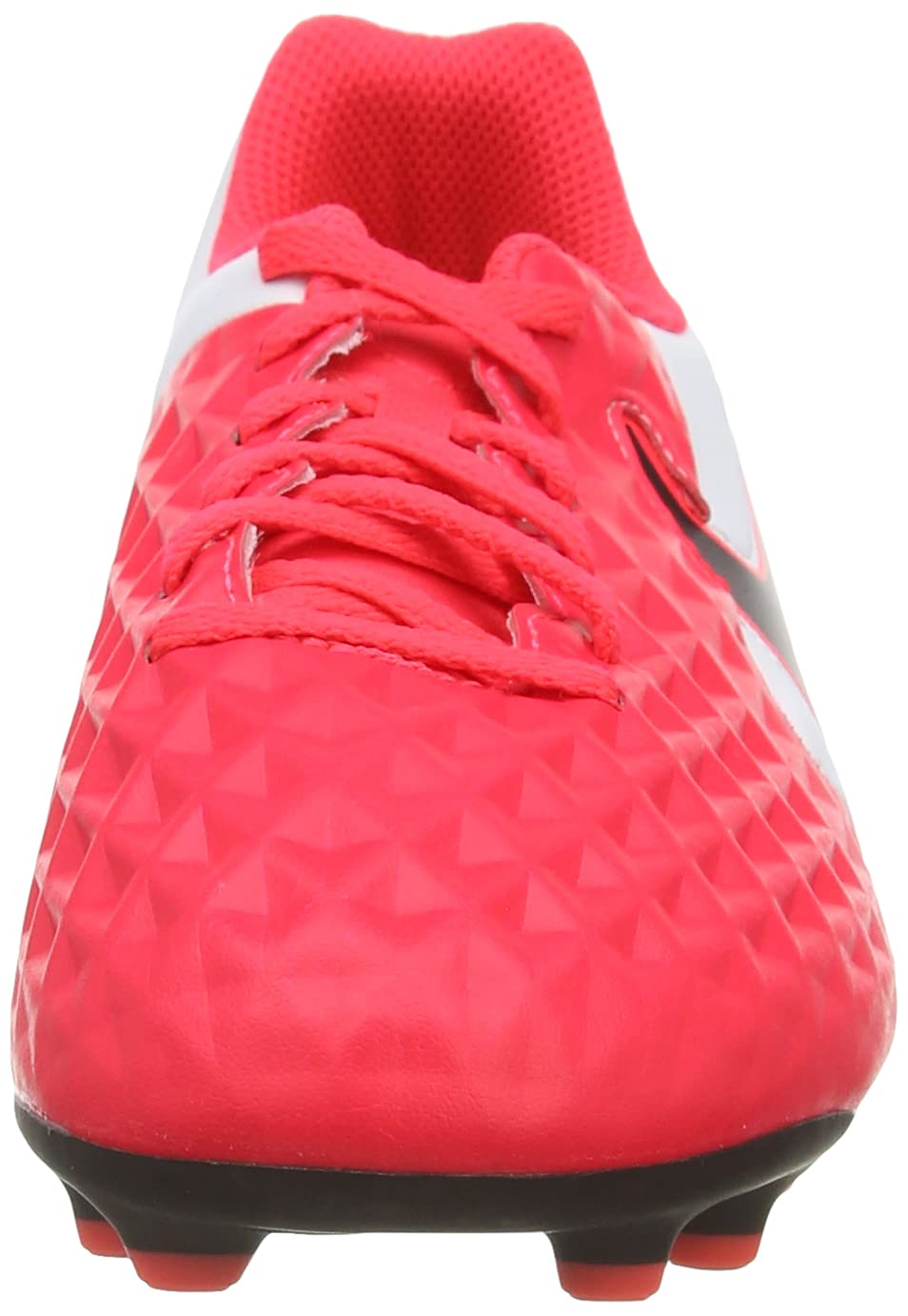 Nike AT5881 Unisex - Bambini Scarpe da Calcio, Laser Crimson/Black/White, 32 EU