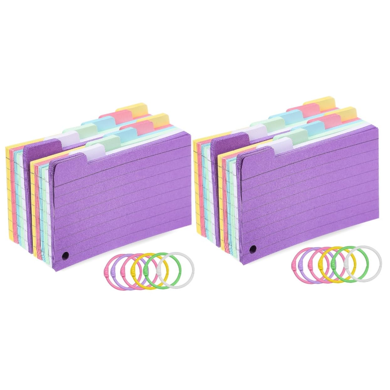 600 Blatt Spule Notizblock Karteikarten Linierte Notizkarten Lernkarten Wortnotizkarten Wortschatz Karte Spielnotizkarten Kleine Notizkarten Speicherkarten Linierte Blöcke Papier SHINEOFI