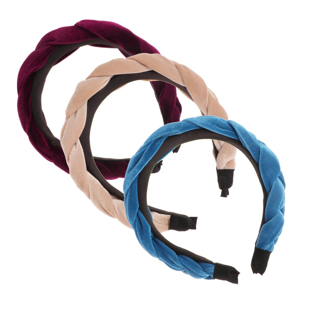 2 Set Di Accessori Per Retrò Con Turbante in Pelle Scamosciata Con Per Donne E Ragazze Eleganti Accessori Per 3 Pezzi*2