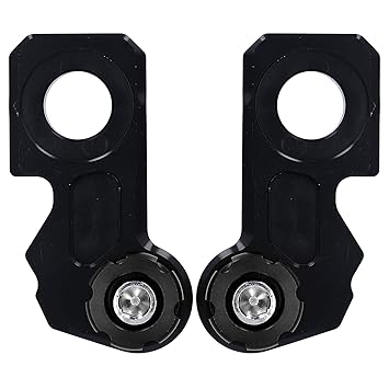 Motorcycle Axle Block Slider, Axle Block Slider Parking Ball Durable 2pcs for Modification(Black)