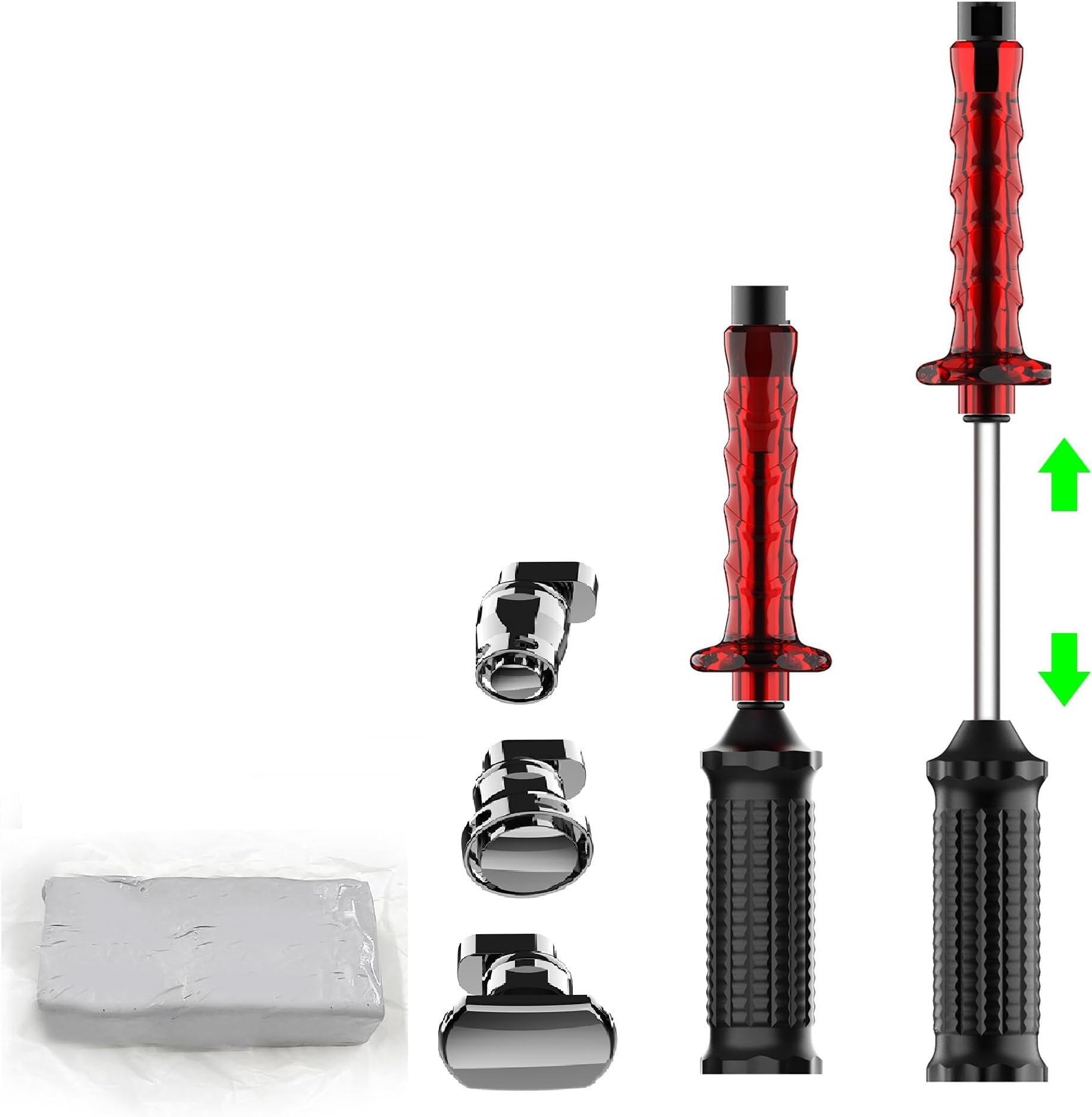 WOYO PDR Kits, Slide Hammer Puller Dent Removal Tool with 3 Pieces Tabs, Include Cold Glue for Steel, Aluminum, Other Metal Auto Body, New Car Dent Repair Tool