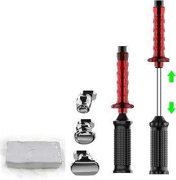 WOYO PDR Kits, Slide Hammer Puller Dent Removal Tool with 3 Pieces Tabs, Include Cold Glue for Steel, Aluminum, Other Metal Auto Body, New Car Dent Repair Tool