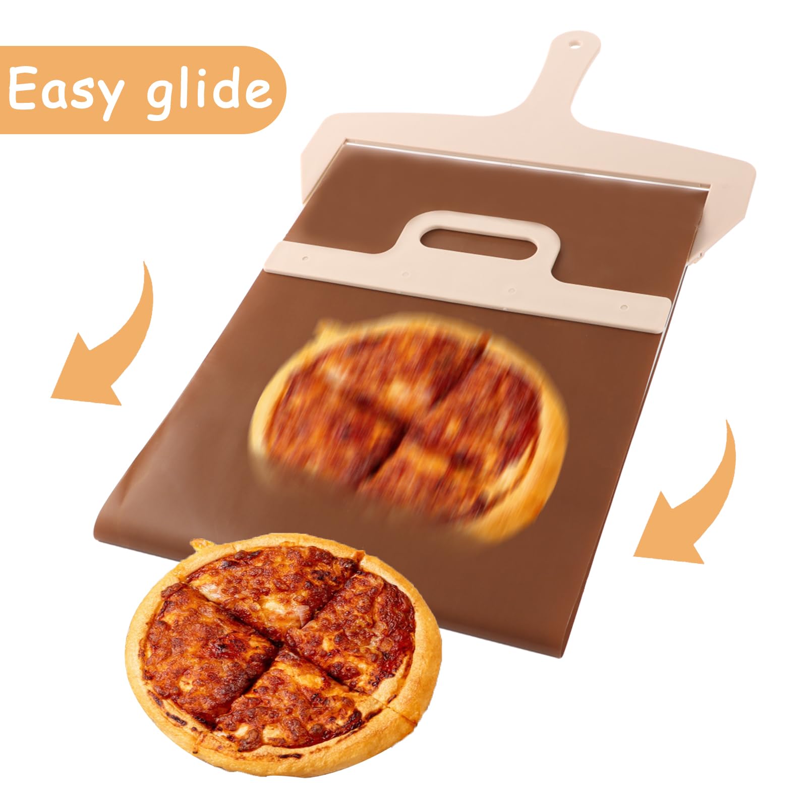 Pizzaschieber mit Antihaftbeschichtung, 30,5 cm, Pizzaschaufel, Pizzaschaufel, Pizzaschaufel, Pizzabrett, Pizzaofen-Zubehör, 2 Stück
