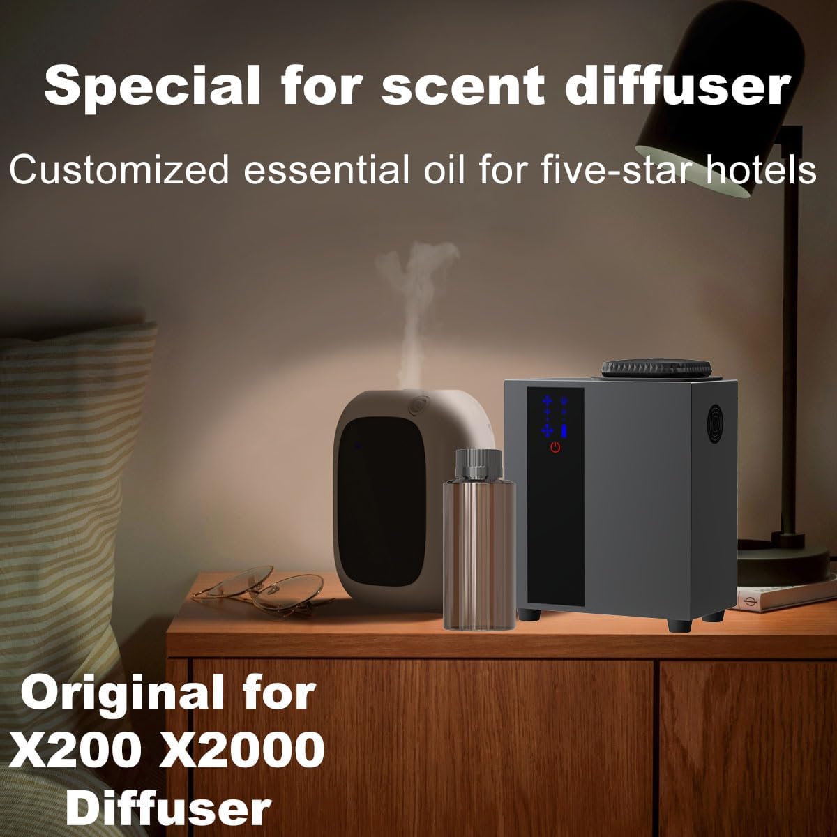 Fragrance Scent Diffuser Genuine Oil - DIFFMELY, Original Bottle for X200 X2000 Diffuser, 7 Fl Oz 200ml, Less Than 0.55 Cost per Day, Fragrance Oil, Type Shangri-La