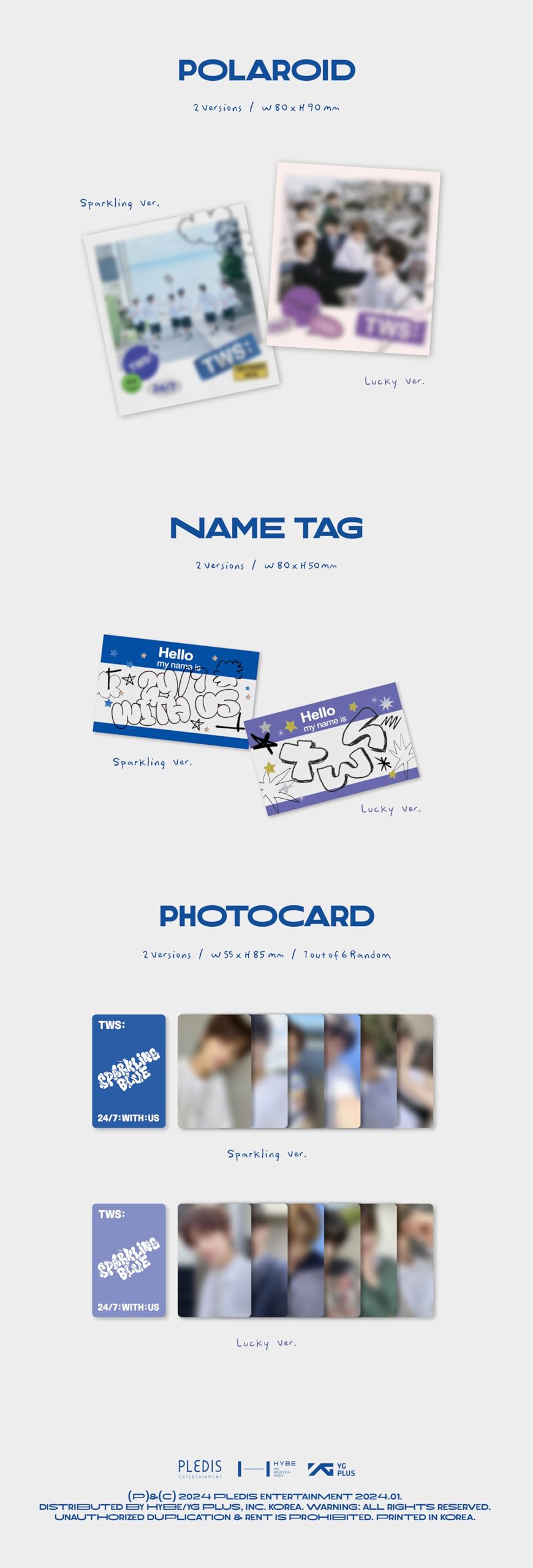 Amazon | TWS SPARKLING BLUE KPOP Album (韓国アルバム