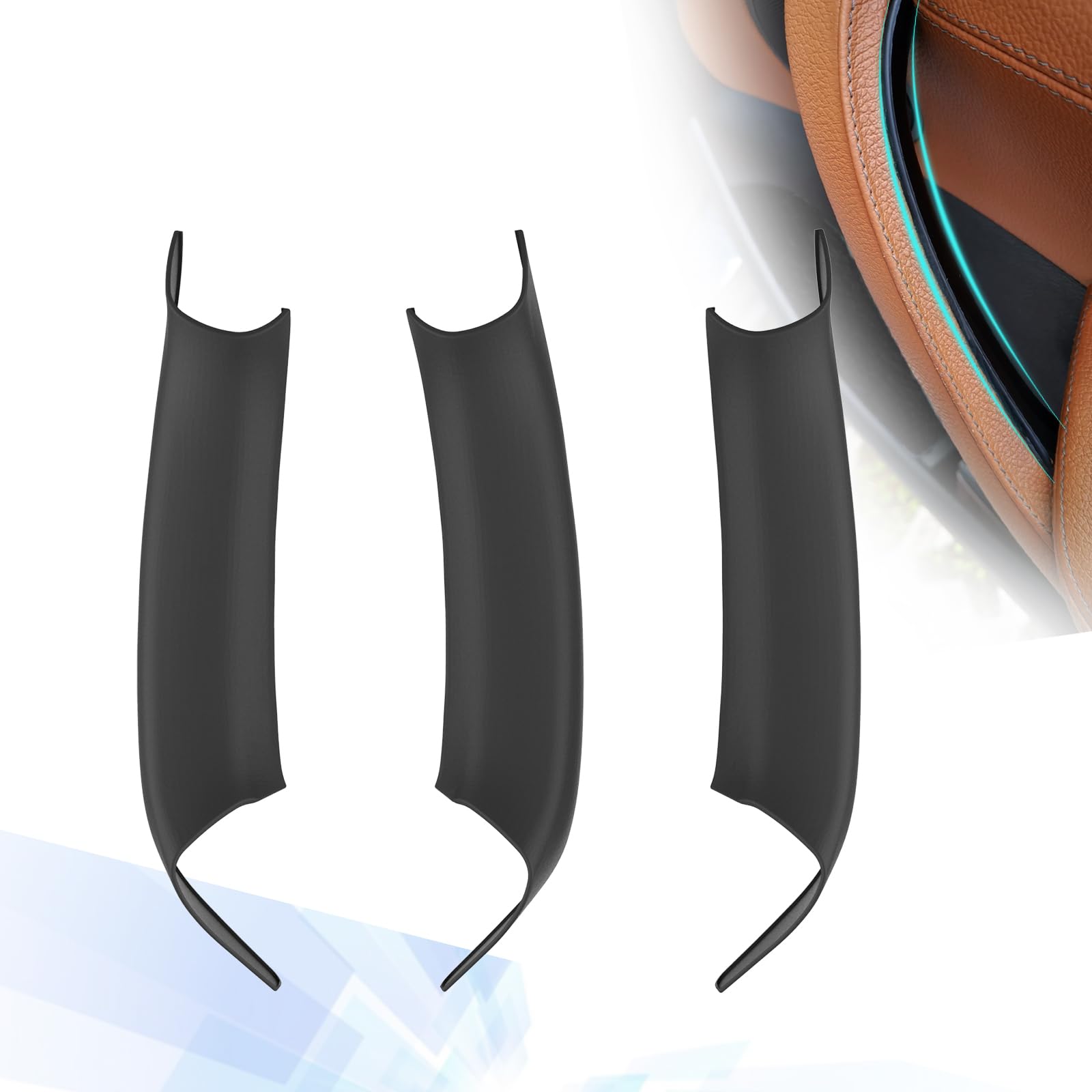 Door Handle Covers Compatible with BMW X3 F25 2010-2016, X4 F26 2014-2017, Interior Door…