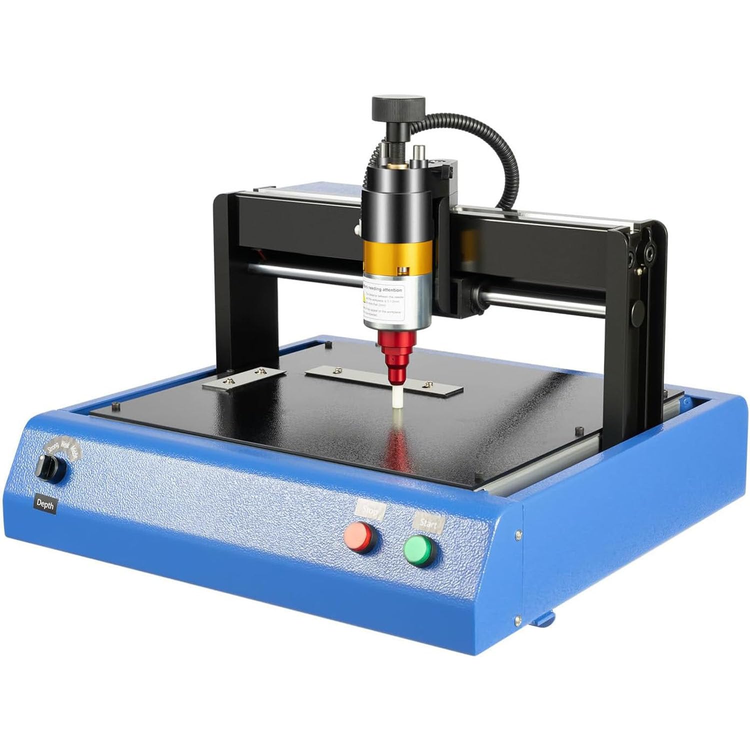 Dot Peen Machine de marquage en métal, graveur électrique 400 W pour plaques en acier, zone de gravure de 200 x 150 mm, vitesse de 5,1 cm