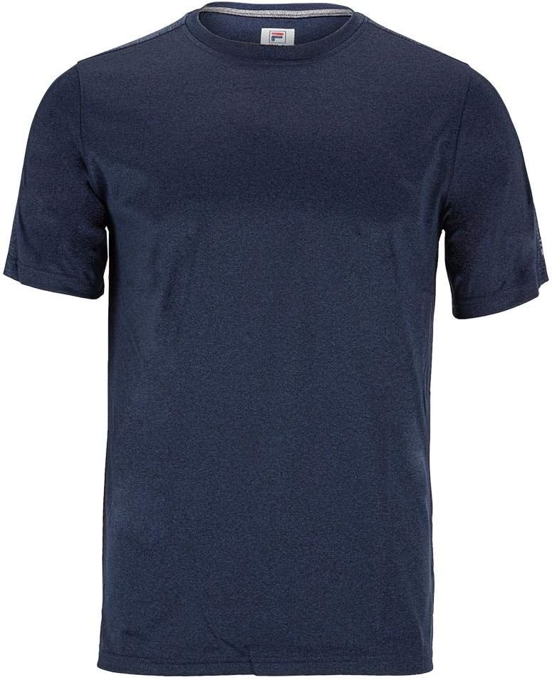 Men's Essentials Heather Mesh Crew Navyhth S
