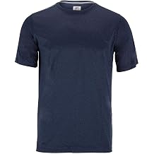 Fila Mens Essentials Heather Mesh Crew Navyhth XL