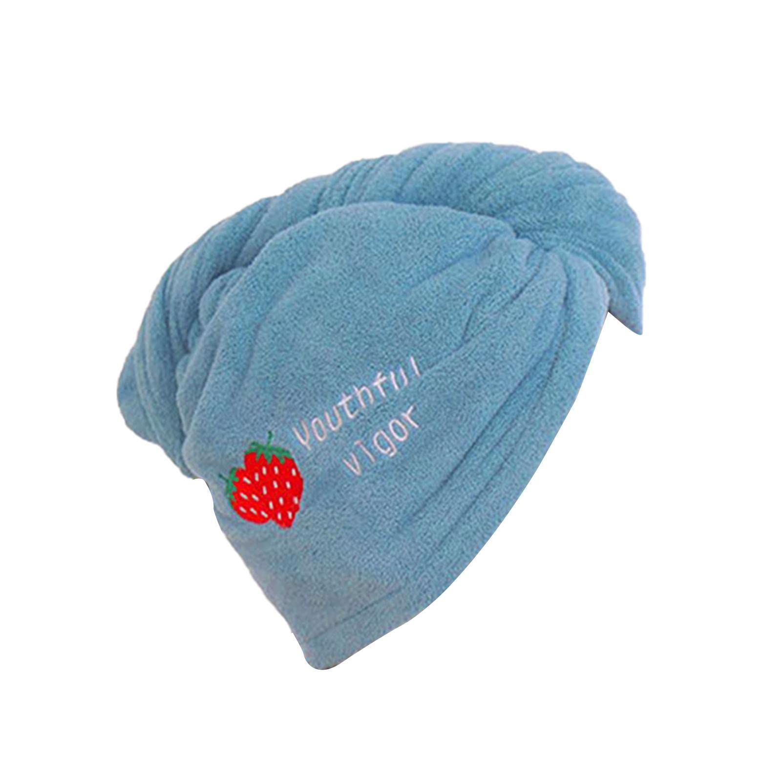 10 asciugamani per capelli | motivo fragola asciugamano in microfibra per capelli, assorbente ad asciugatura rapida turbante avvolgente, asciugamano in microfibra per bambini e adulti | capelli, assorbente ad asciugatura rapida turbante avvolgente, asciug