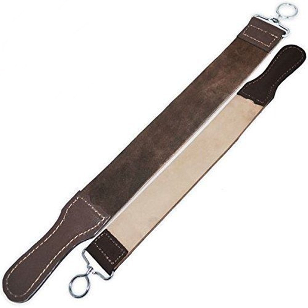 Snake Eye Tactical Straight Razor Strop Leather Sharpening Strap 20 inch Barber Strop (2 Pack)