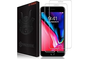 iPhone 8s Plus Tempered Glass Protector | 2 Pcs