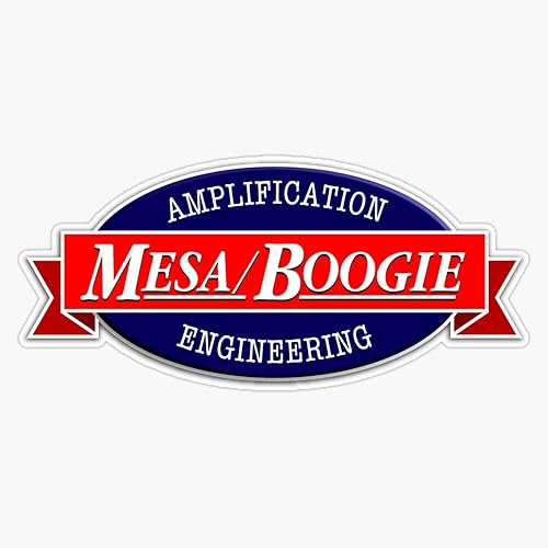 Calcomanía de vinilo vintage de mesa Boogie, impermeable, para coche, laptop, pared, ventana, 5 pulgadas