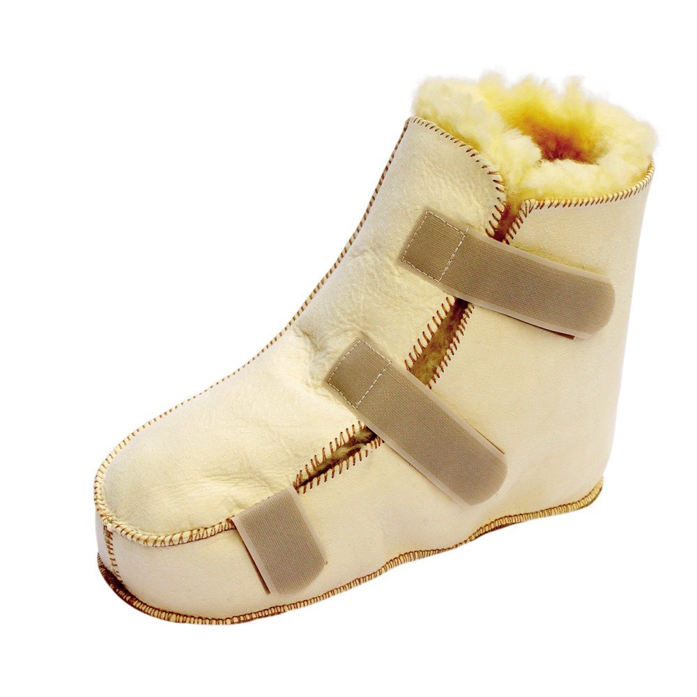 Bota antiescaras Lambskin | Producto Premium | Para pie izquierdo | Fabricado con piel de merino australiano | Máxima suavidad | talla XL