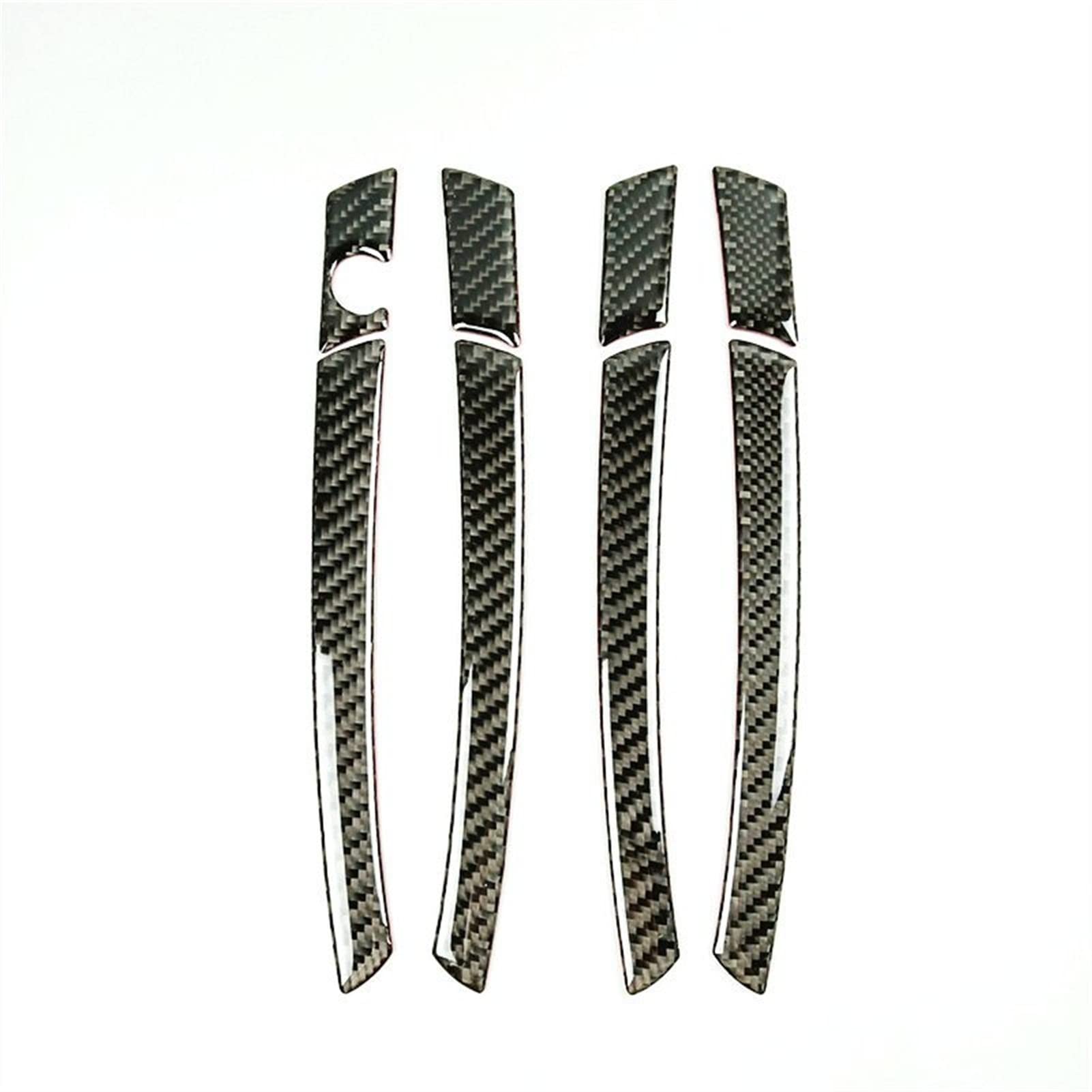 Fahbstr One Color Car Inner Handle For Benz Cla C117 Gla X156 Carbon Fiber Car Exterior Door Handle Strips Decoration