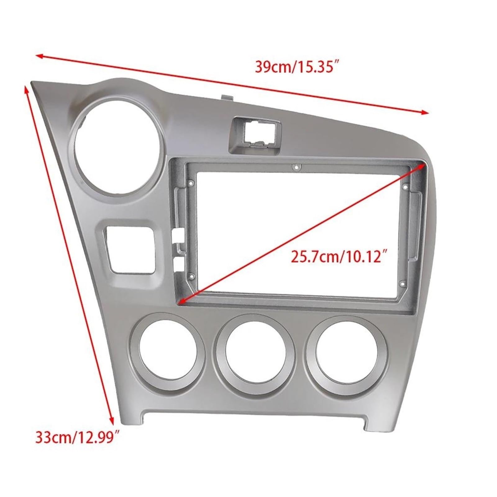 TELAIO RADIO STEREO Fascia Telaio Cruscotto CD Finitura Arredamento - 7