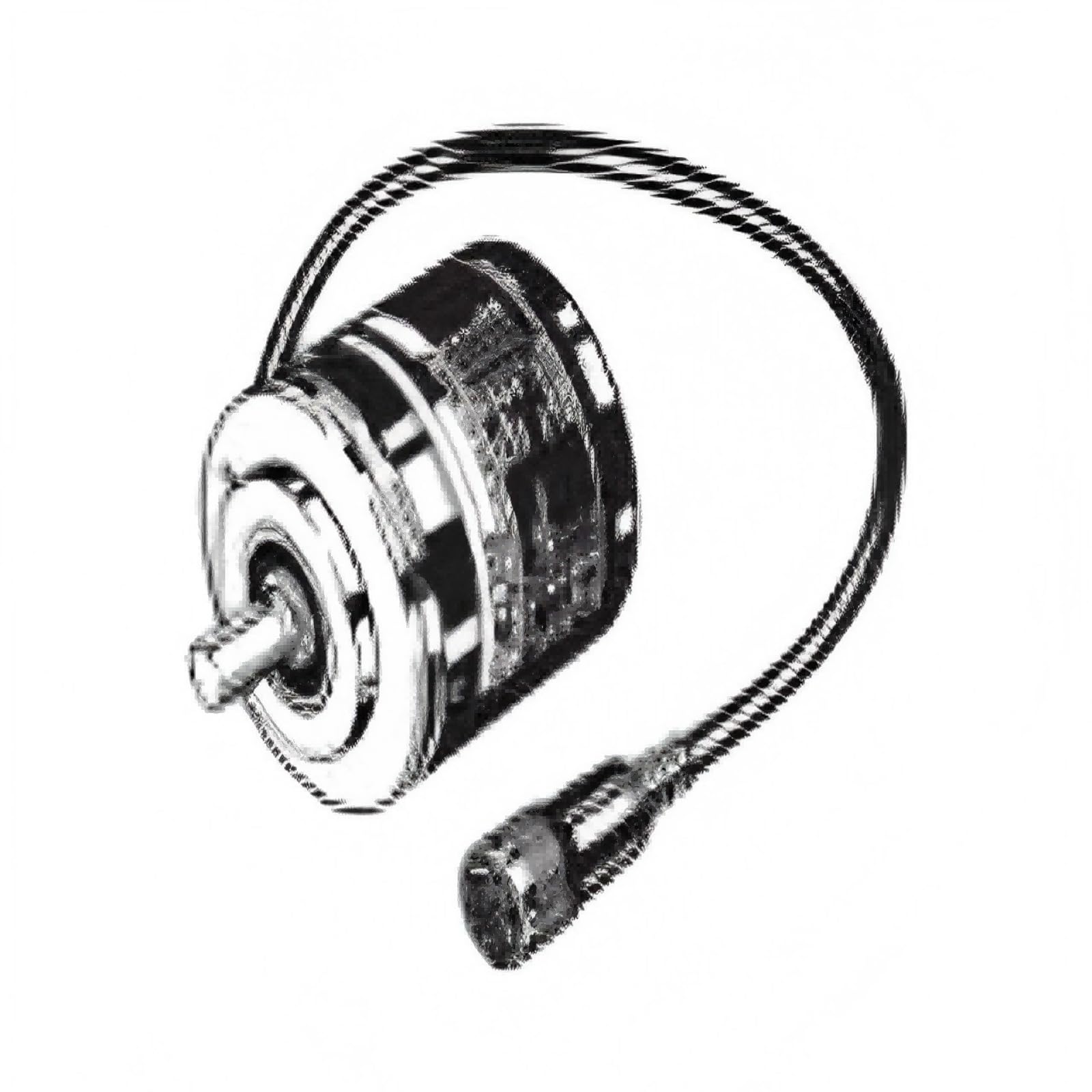 Encoder assoluto monogiro E6F-AG3C-C 256P-1024P per la prova del programma(1024P)