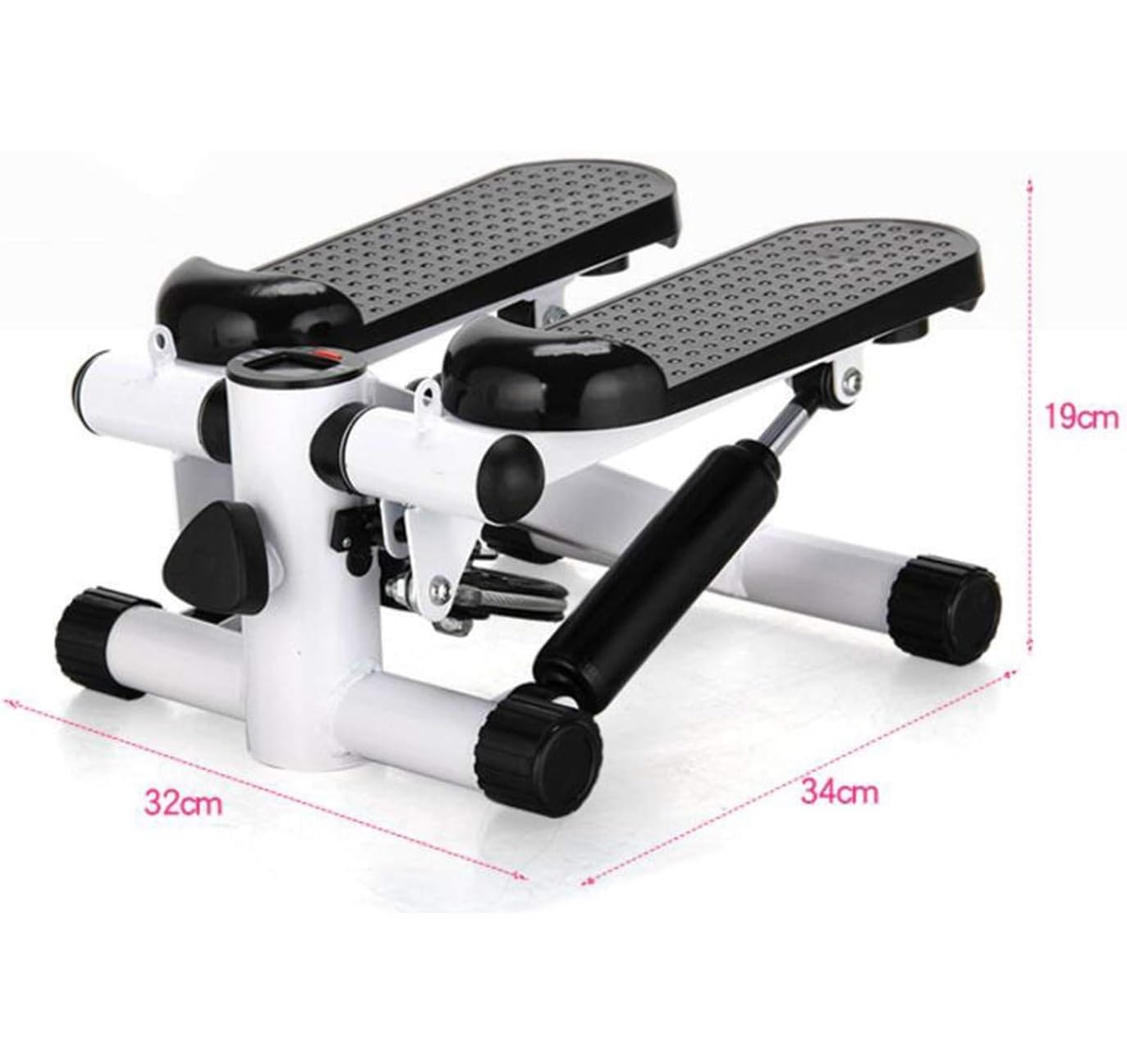 Tragbarer Mini-Stepper mit LCD-Display & bequemen Pedalen für Home Gym Fitness – Twist Stair Schrittmaschine