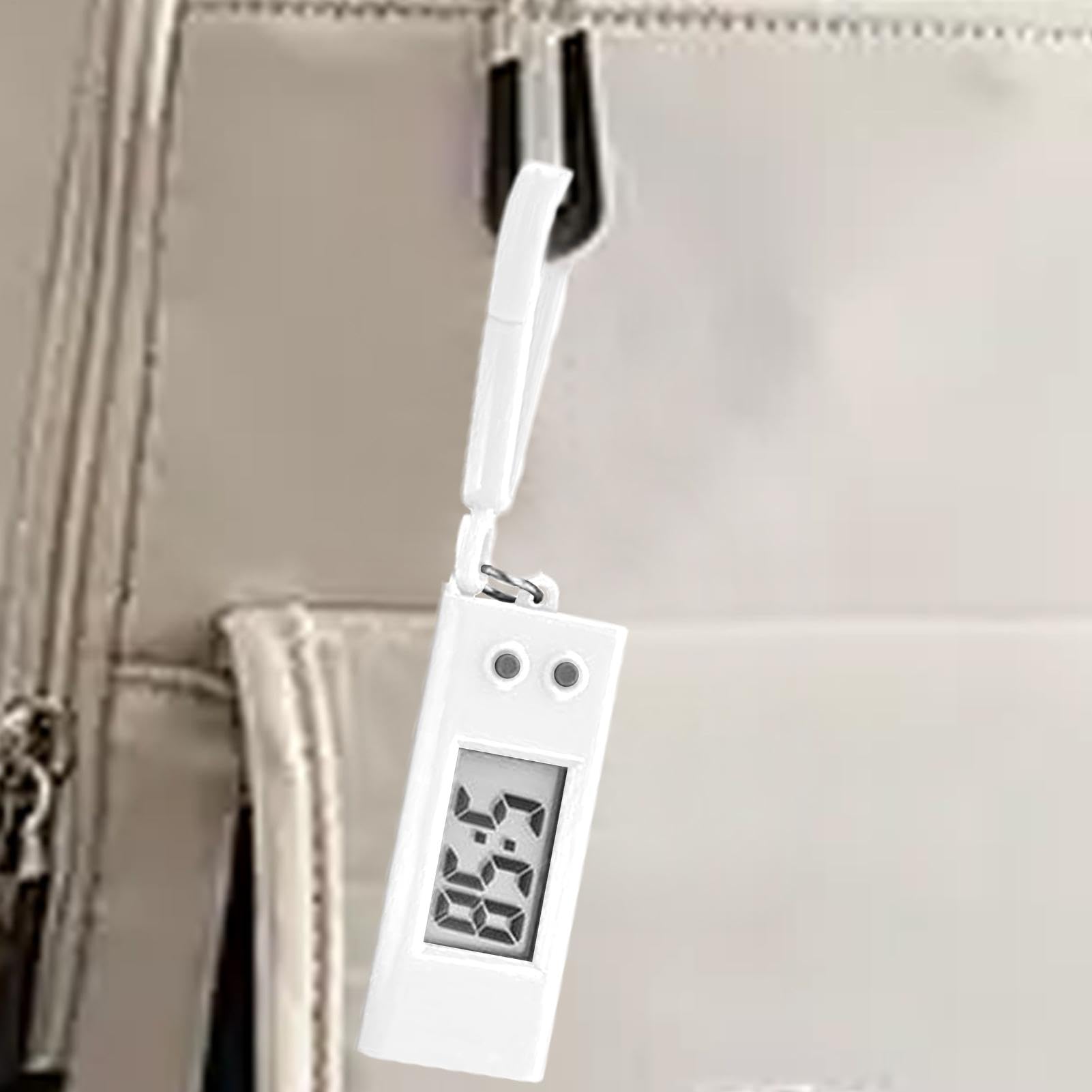 Reloj Llavero Miniatura Pantalla Digital Grande Cronómetro Alta Precisión Accesorio Viaje